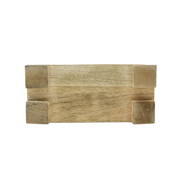 HAZEL 3 GLASS BUD VASE WITH WOOD TRAY