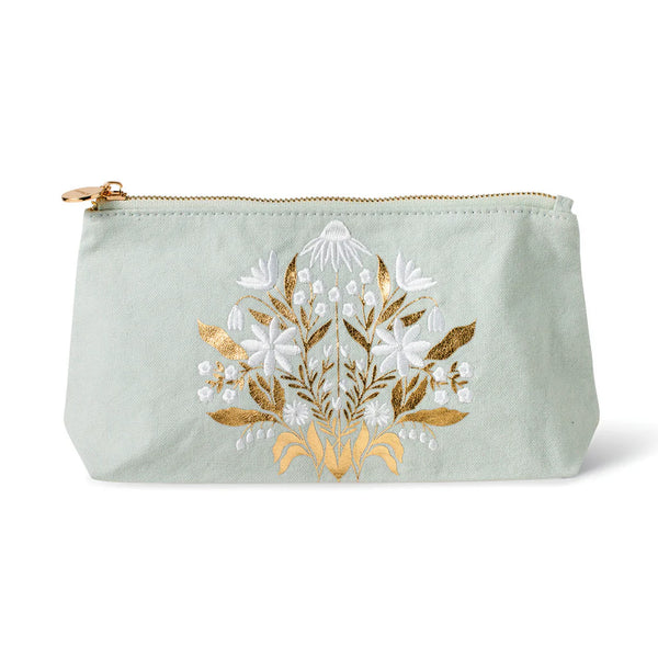 MEADOW FLOWER ZIPPER POUCH