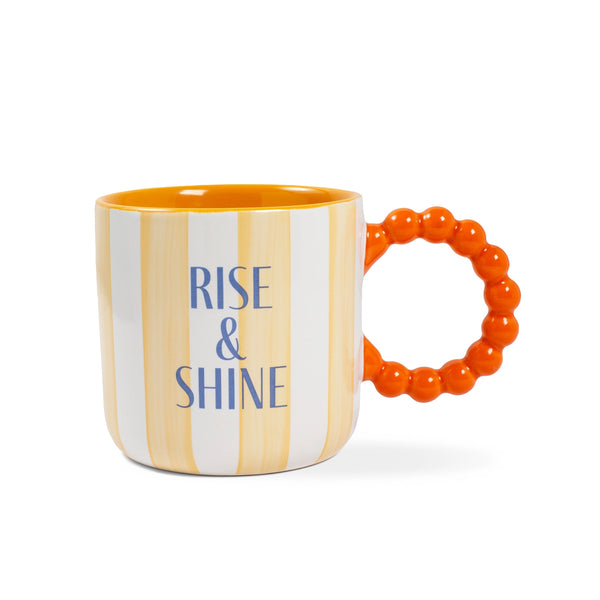 RISE & SHINE BUBBLE HANDLE MUG