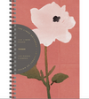 WHITE FLOWER SLIM SPIRAL LINED NOTEBOOK