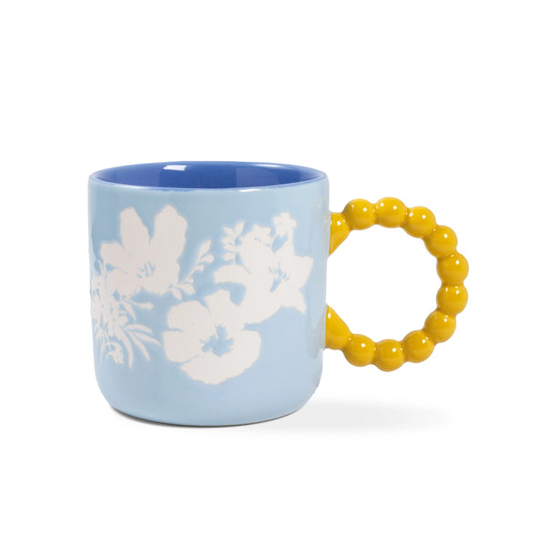 SOL CALI BLOOMS BUBBLE HANDLE MUG