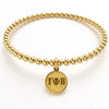 GAMMA PHI BETA GOLD BEAD BRACELET