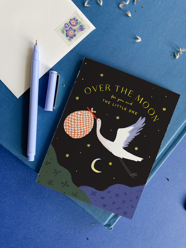 STORK DELIVERY - SWEET GENDER NEUTRAL BABY CARD
