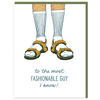 SOCKS & SANDALS FATHER'S DAY CARD