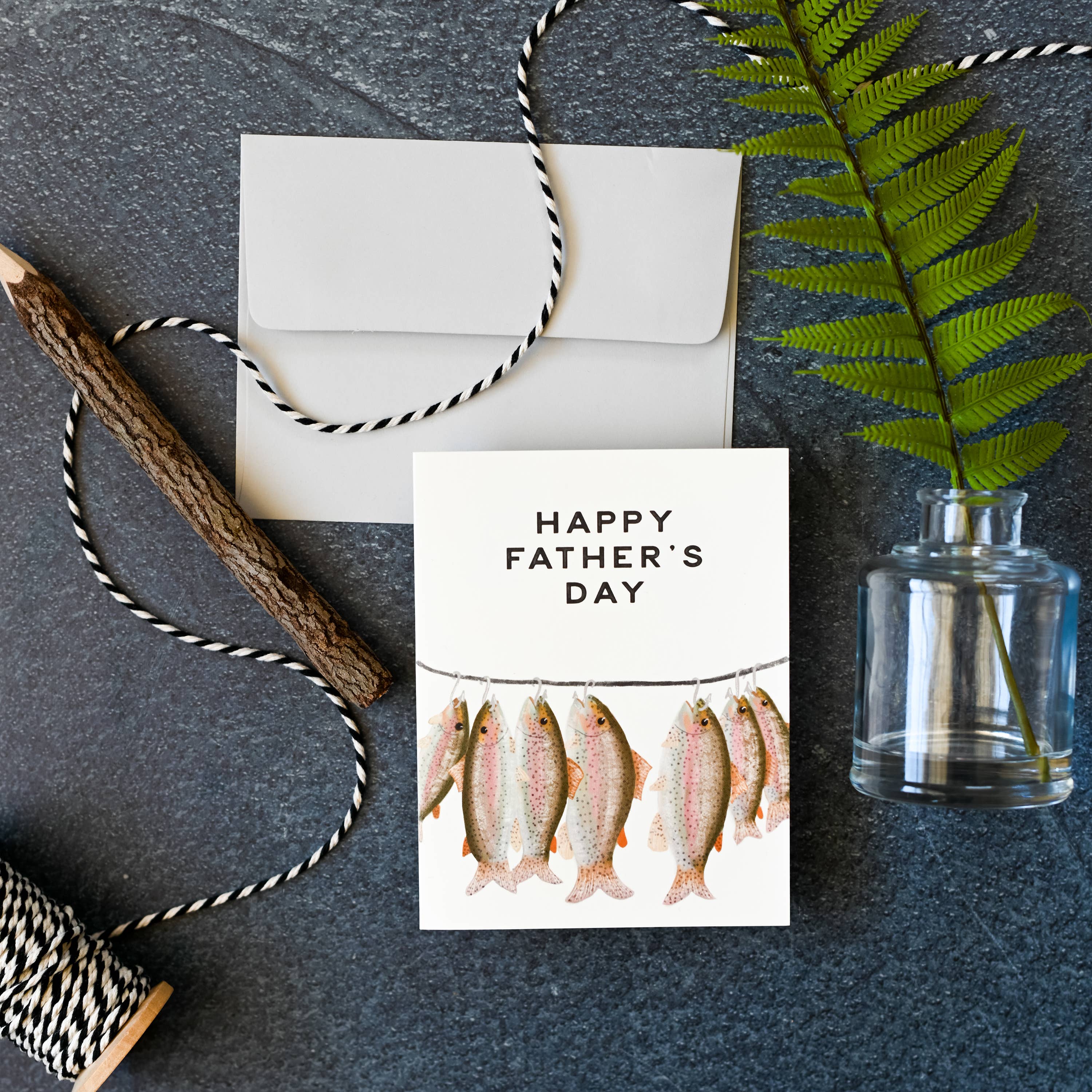 FATHER'S DAY TROUT | FATHER'S DAY CARD | FISHING CARD