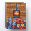WARM LOVE COZY CABIN CARD