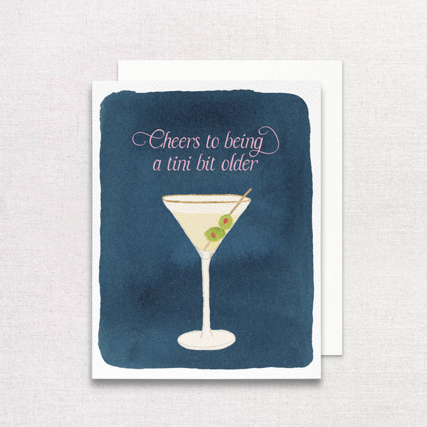 A TINI BIT OLDER BIRTHDAY GREETING CARD