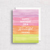HAPPY BIRTHDAY TO A WONDERFUL FRIEND GREETING CARD