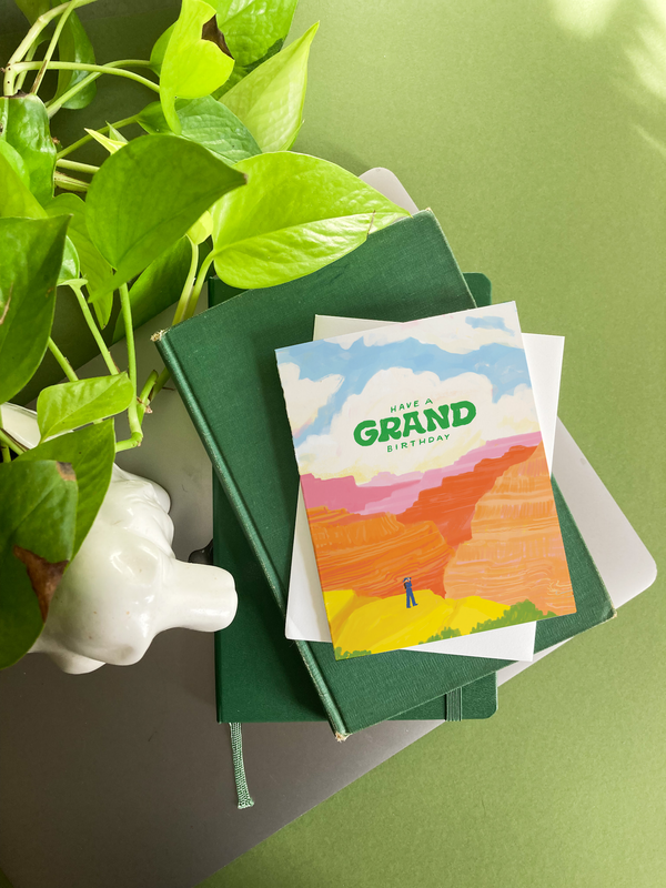 GRAND BIRTHDAY - OUTDOOR PUN BIRTHDAY CARD