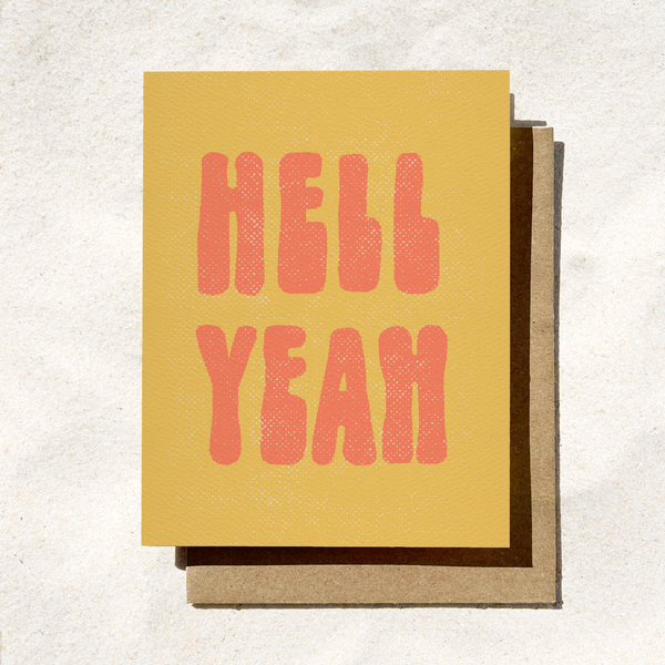 HELL YEAH - CONGRATS GRAD CARD