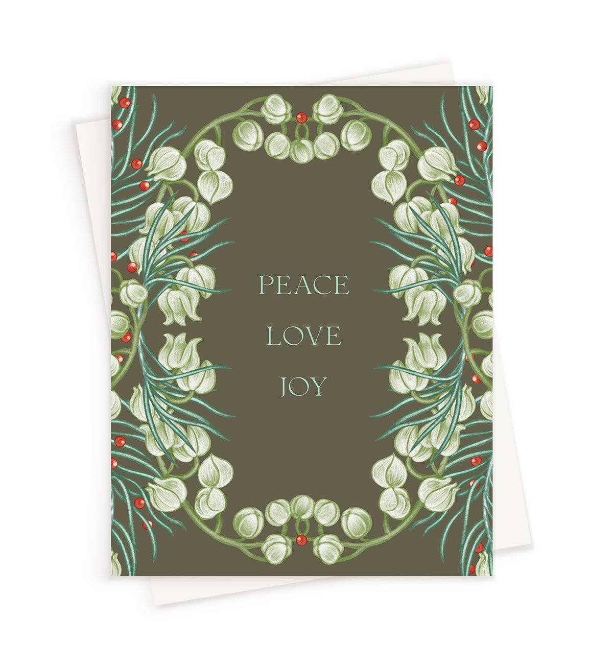 HOLIDAY | PEACE, LOVE, JOY | GREETING CARD: SEASON'S GREETING SINGLE CARD