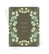 HOLIDAY | PEACE, LOVE, JOY | GREETING CARD: SEASON'S GREETING SINGLE CARD