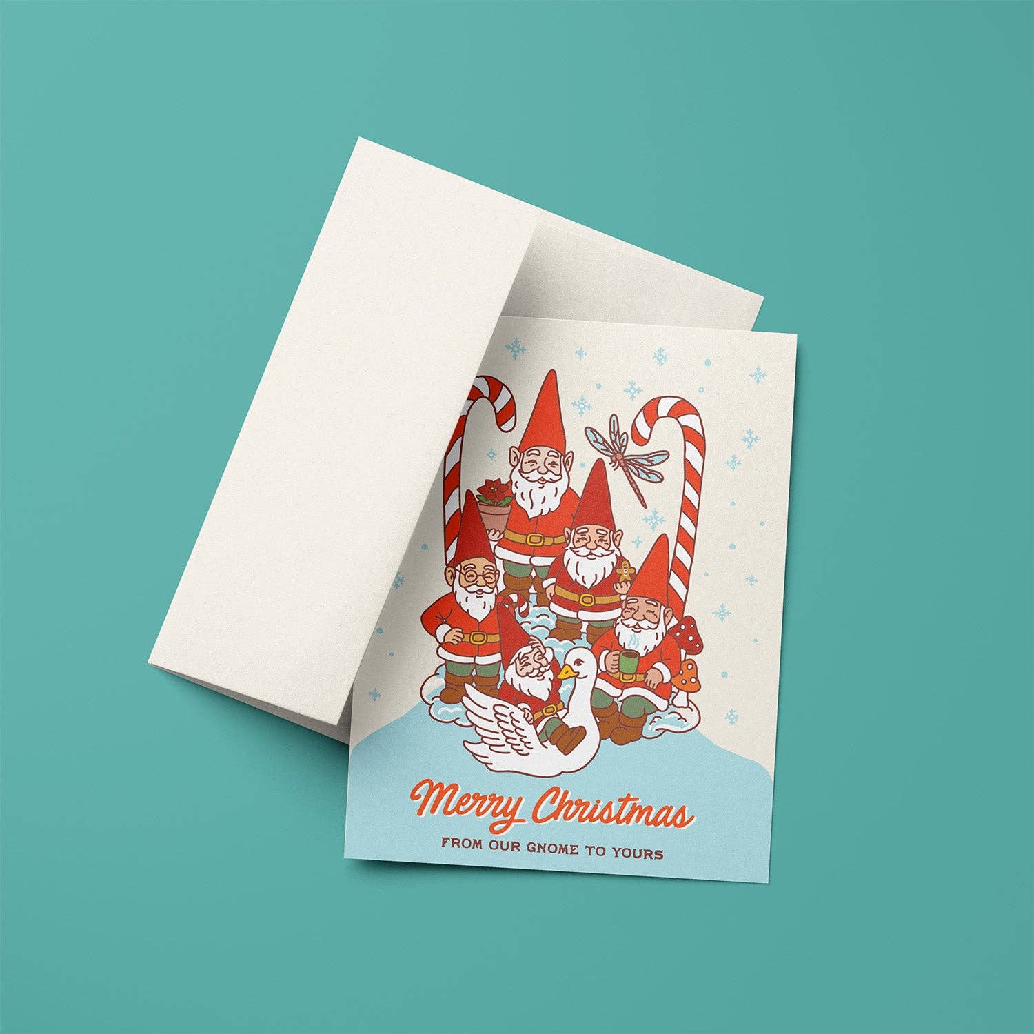 GNOME CHRISTMAS CARD