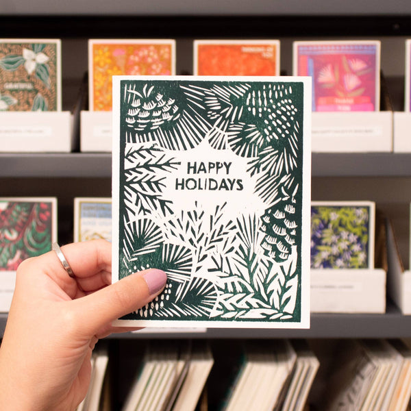 HAPPY HOLIDAYS (GREENERY) CARD