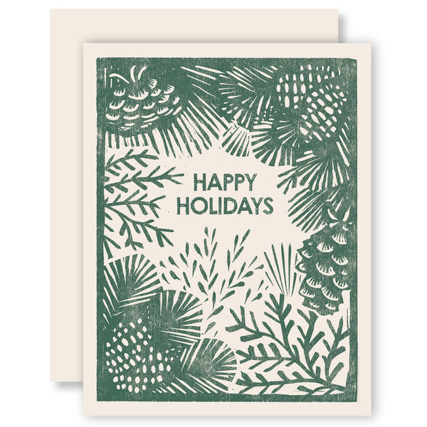HAPPY HOLIDAYS (GREENERY) CARD