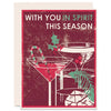 WITH YOU IN SPIRIT HOLIDAY CARD