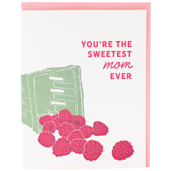 RASPBERRIES MOM CARD