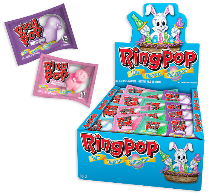 RING POP EASTER COLLECTION BUNNIES & CHICKS