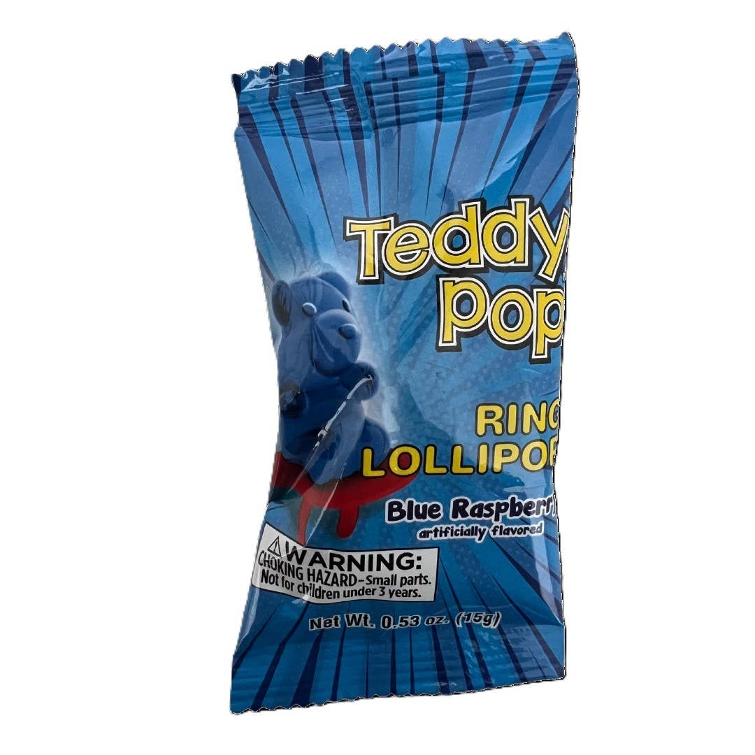 TEDDY POP RING LOLLIPOPS