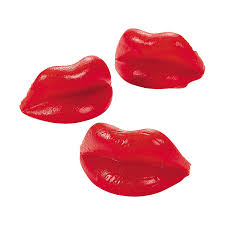 WAX LIPS, CHERRY FLAVOR CANDY