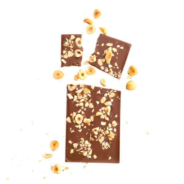 ROASTED HAZELNUT MILK CHOCOLATE BAR