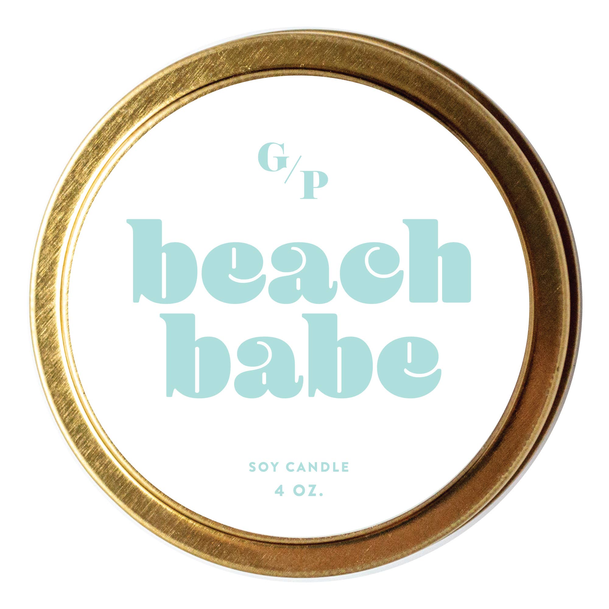 BEACH BABE 4 OZ. CANDLE TIN