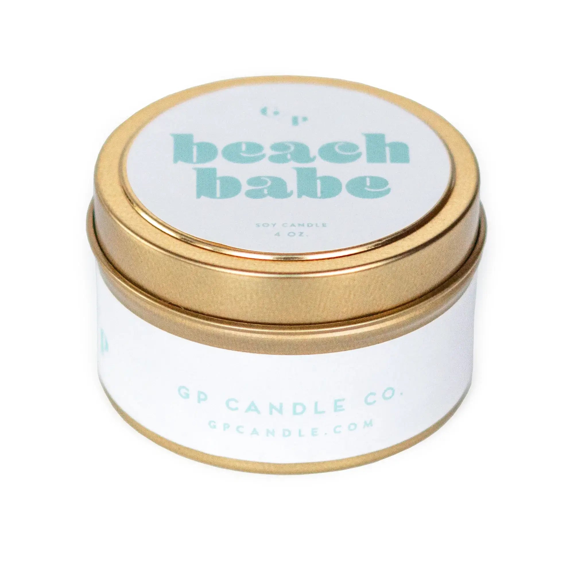 BEACH BABE 4 OZ. CANDLE TIN