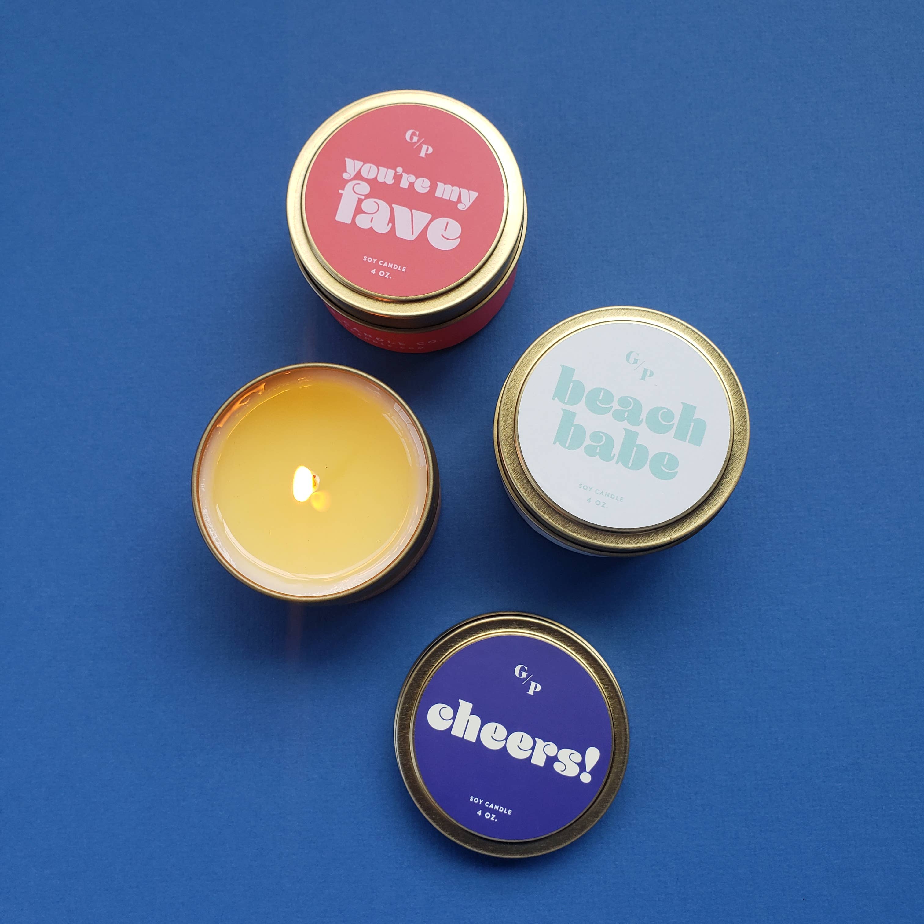 BEACH BABE 4 OZ. CANDLE TIN