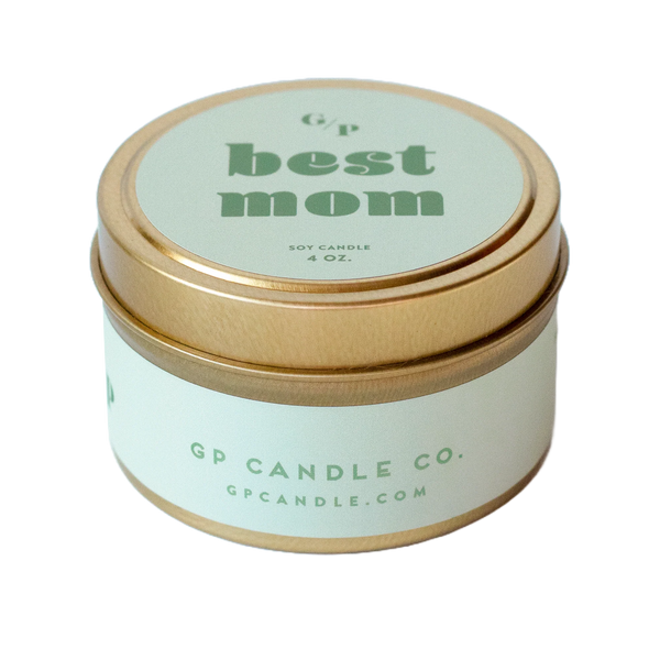 BEST MOM 4 OZ. CANDLE TIN