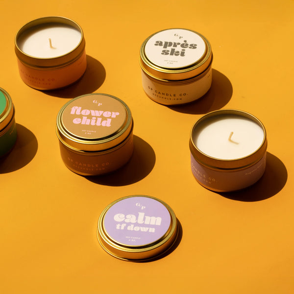 CALM TF DOWN 4 OZ. CANDLE TIN