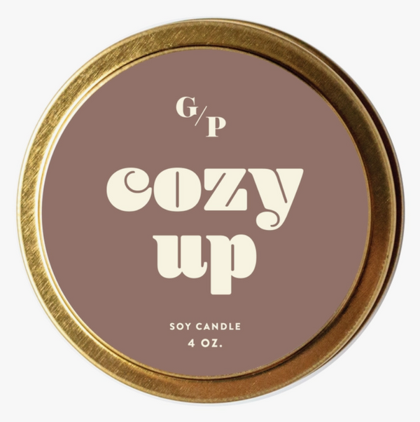 COZY UP 4 OZ. CANDLE TIN