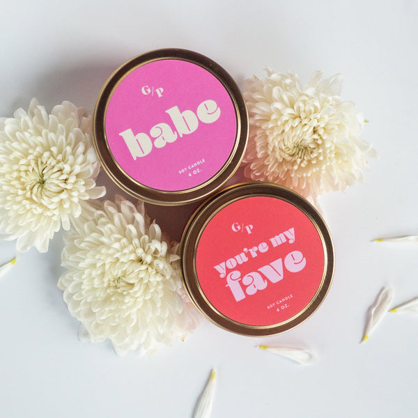 YOU'RE MY FAVE 4 OZ. CANDLE TIN