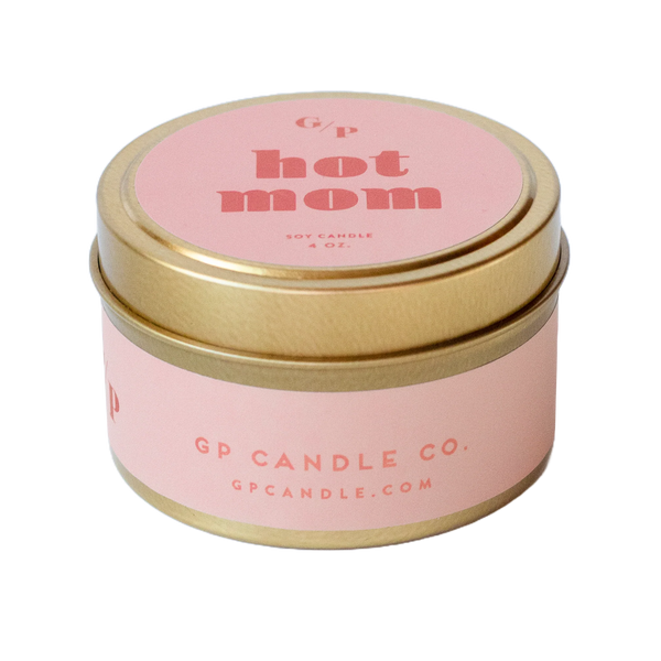 HOT MOM 4 OZ. CANDLE TIN