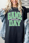 GREEN GINGHAM GAME DAY GRAPHIC TEE