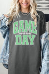 GREEN GINGHAM GAME DAY GRAPHIC TEE