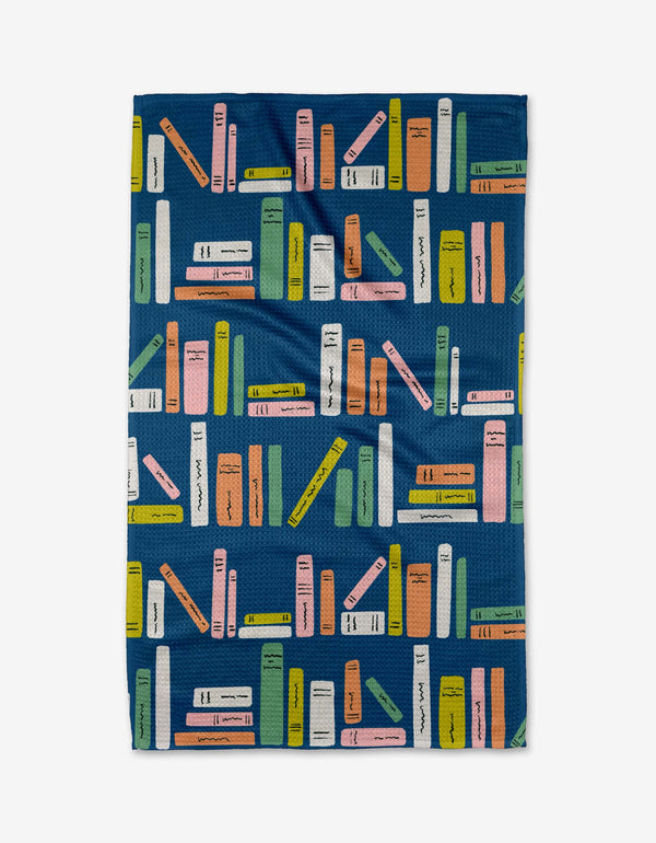 BOOKISH STRIPES TEA TOWEL