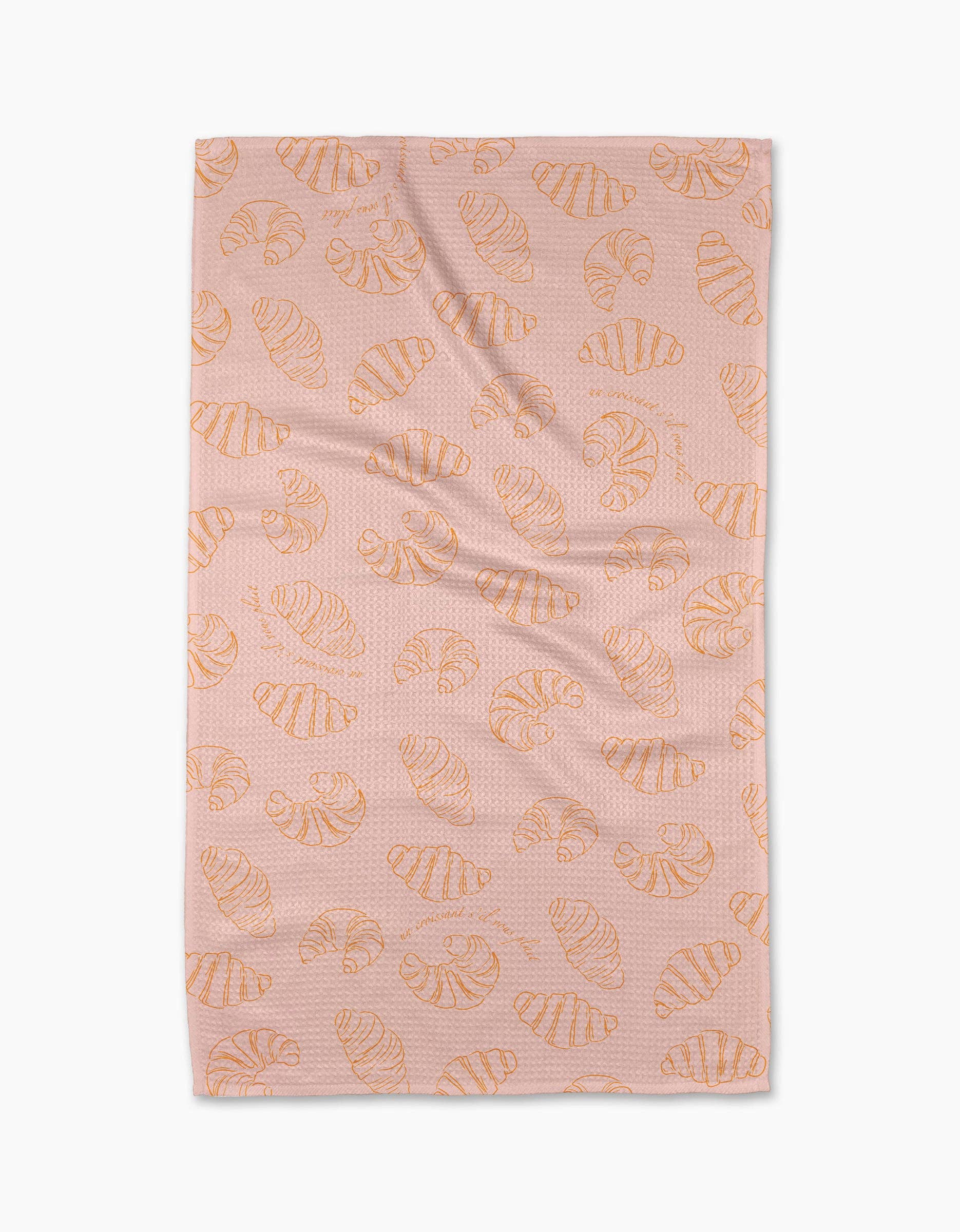 CROISSANT CRUSH TEA TOWEL