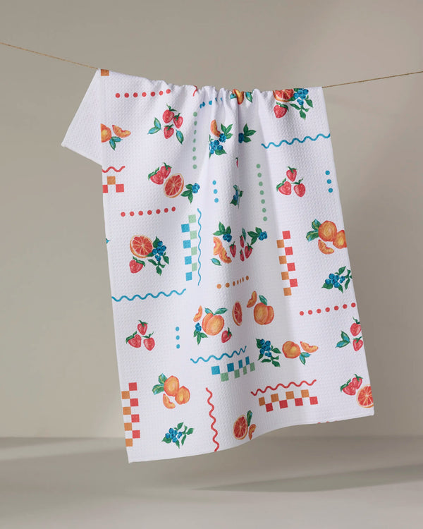 SWEET PICKINGS TEA TOWEL
