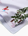 WINTER SKIING TRIP TEA TOWEL