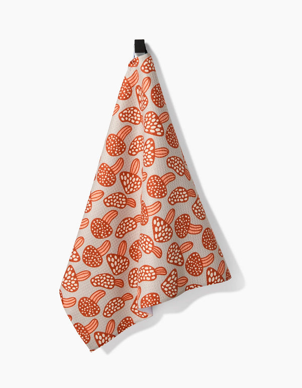MANY MUSHROOMS TEA TOWEL