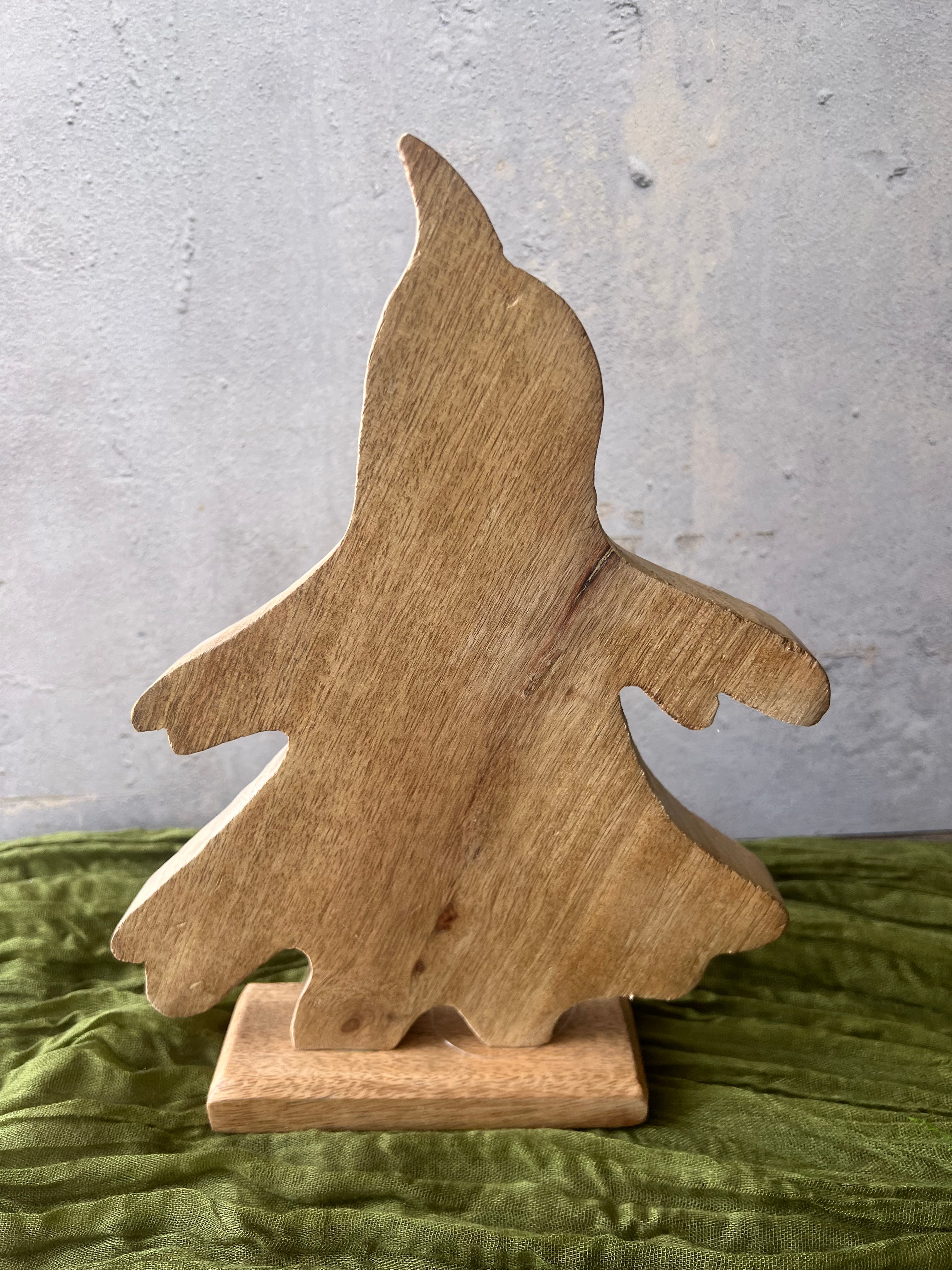 WHITE ENAMEL GHOST FIGURE