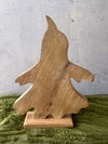 WHITE ENAMEL GHOST FIGURE