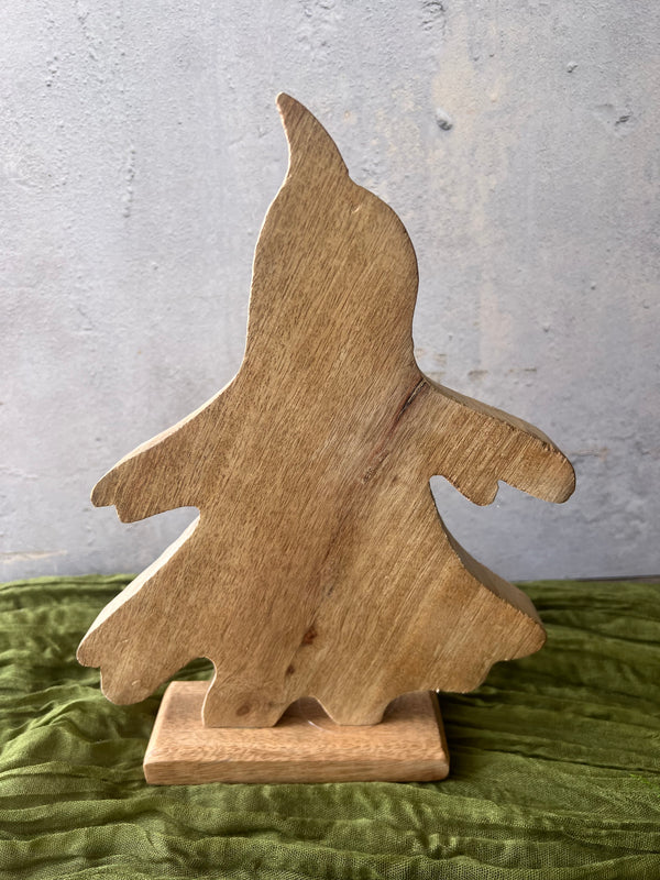 WHITE ENAMEL GHOST FIGURE