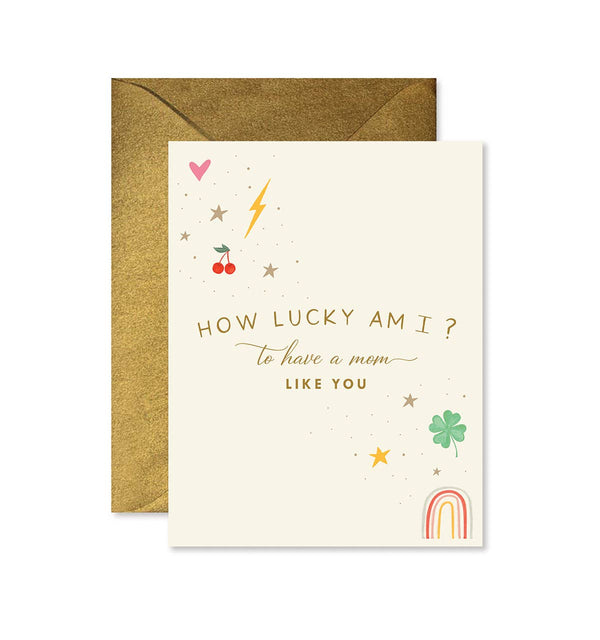 LUCKY MOM GREETING CARD