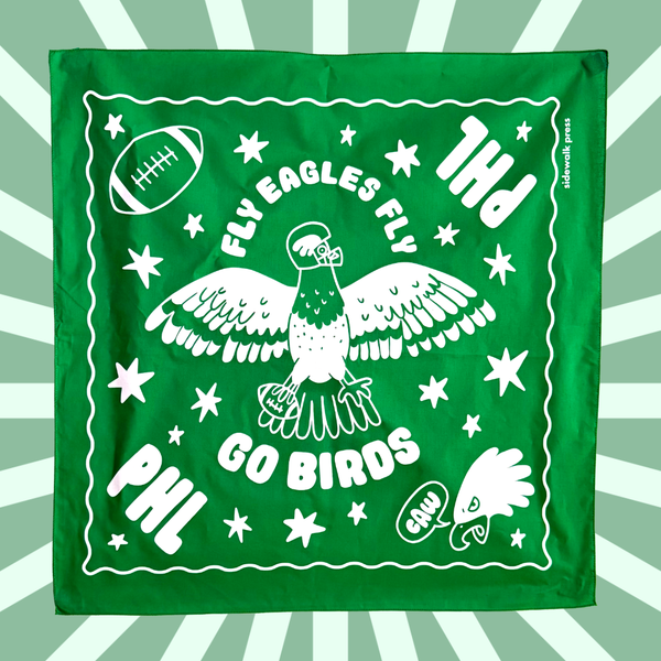 GO BIRDS BANDANA