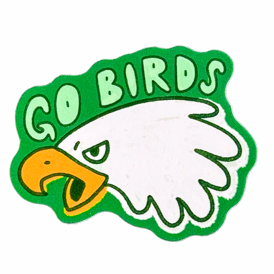 GO BIRDS EAGLE STICKER