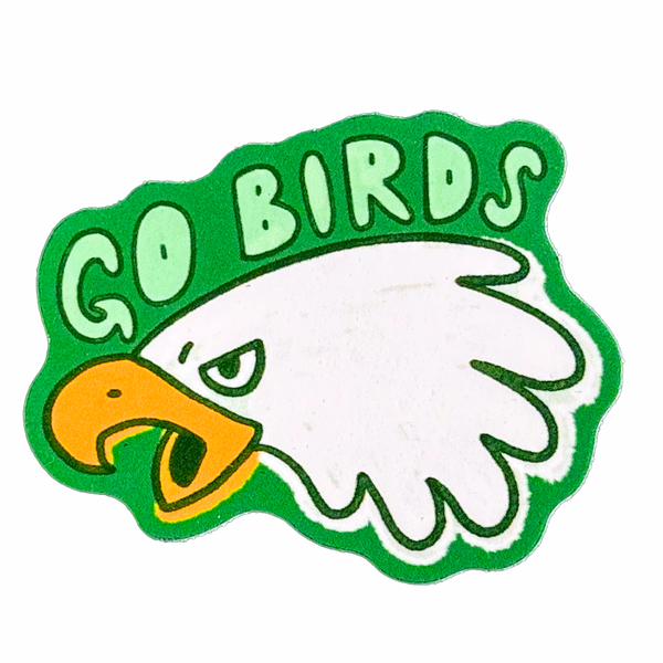 GO BIRDS EAGLE STICKER