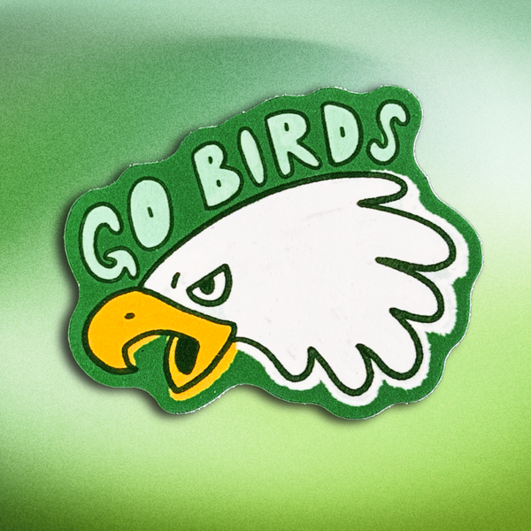 GO BIRDS EAGLE STICKER