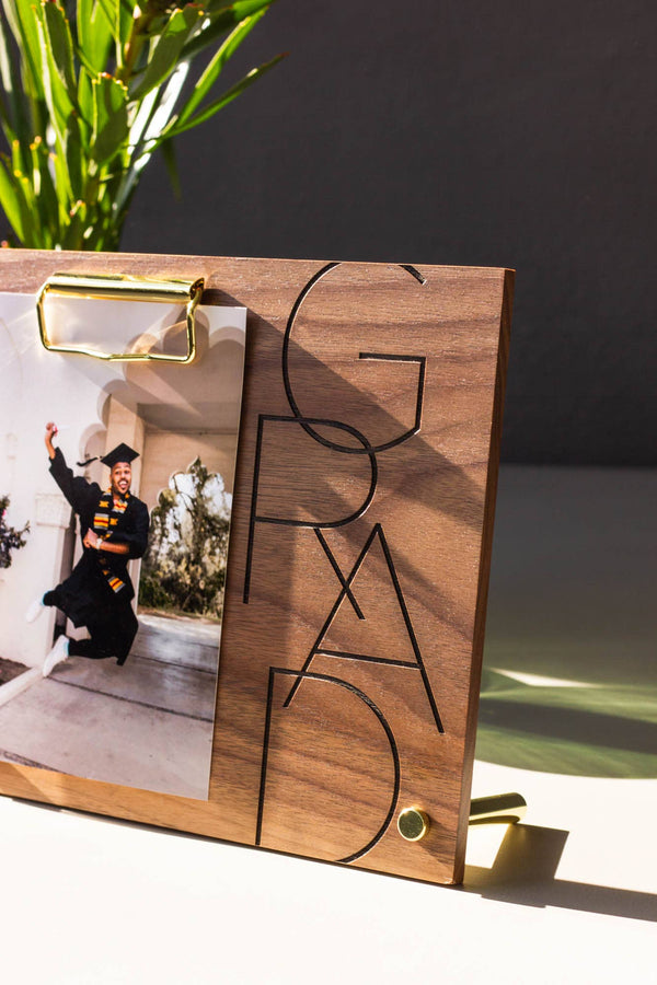 REDUCED-MODERN GRAD WOOD FRAME