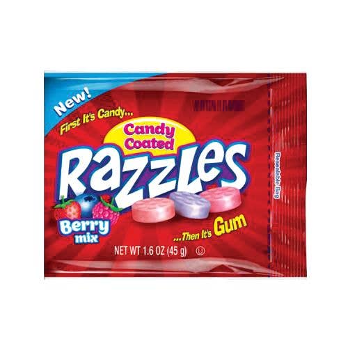 RAZZLES CANDY, BERRY MIX